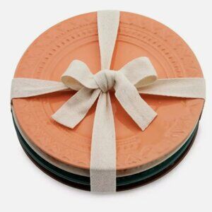 Disney Parks Moana Spotlight Set of Four Stoneware Plates New with Tag